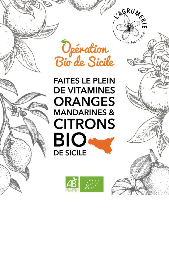 Affiche Op Ration Bio De Sicile L Agrumerie